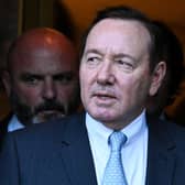Actor Kevin Spacey leaves the US District Courthouse on October 06, 2022 in New York City. (Photo by Alexi J. Rosenfeld/Getty Images)
