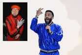 British singer, Craig David, inset, Leigh Francis as Michael Jackson in ‘Bo Selecta’ in 2002. (Photos: Getty)