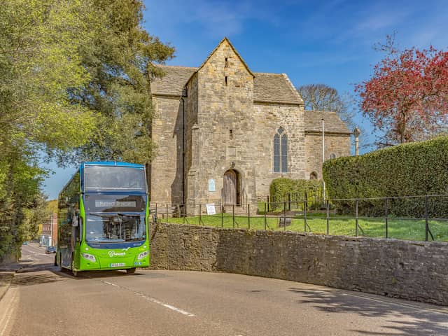 A stop on the way for the Purbeck breezer 60 bus (Photo: Scenic buses) 