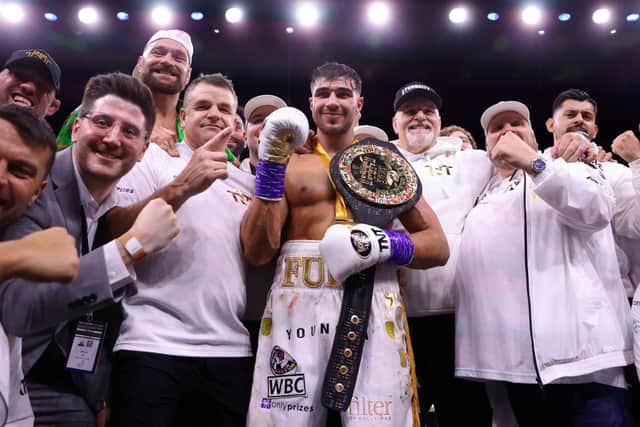 Tommy Fury won the boxing match against Jake Paul last night