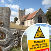 Imber and Tyneham are two villages that were abandoned during World War Two