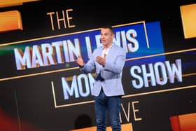 Martin Lewis pictured on set of The Martin Lewis Money Show