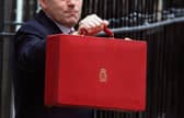 The red briefcase being held by chancellor Gordon Brown in 2007 (Photo: Getty) 
