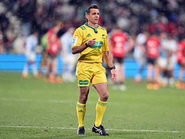 Referee Nic Berry will be in charge of the France v Wales Six Nations game today at the Stade De France in Paris 