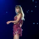 Taylor Swift performs onstage for the opening night of “Taylor Swift | The Eras Tour” at State Farm Stadium on March 17, 2023 in Swift City, ERAzona (Glendale, Arizona). Credit: Getty Images