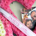 Detail View of floral tributes at the Funeral of Olivia Pratt-Korbell at St Margaret Mary’s Church on September 15, 2022 in Liverpool. (Photo by Richard Martin-Roberts/Getty Images)