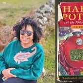 Holly Hodgart, 34, was delighted to receive such a high sum after putting a first-edition copy of the Philosopher's Stone up for auction.