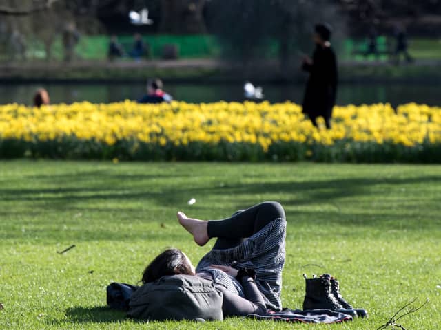 London is forecast up to 19C by The Met Office