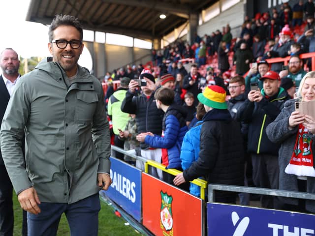 Ryan Reynolds is aiming to take Wrexham back into the Football League. (Getty Images)