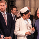 Meghan Markle will not attend King Charles III’s coronation ceremony at Westminster Abbey, but husband Prince Harry will - Credit: Getty Images