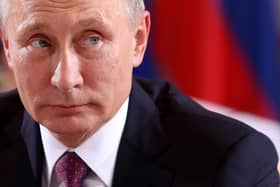 Russian president Vladimir Putin is undergoing chemotherapy treatment, according to top secret US documents leaked from the Pentagon - Credit: Getty Images