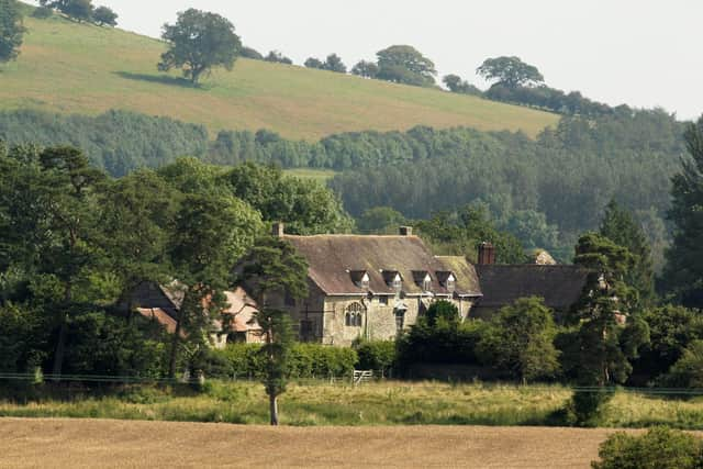 House hunters are being given the chance to snap up Boycie's "Green Green Grass" of home - after John Challis' country mansion went on sale for £1.5 million. Wigmore Abbey, in Adforton, Herefordshire, was bought by the late Only Fools and Horses actor in 1998.