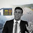 Rishi Sunak has scrapped smart motorways. Credit: Getty/Adobe Stock/Kim Mogg