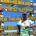 Andy Reid climbed Mt Kilimanjaro (photo: Guinness World Records) 