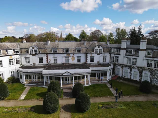 The Ripon Spa Hotel where work has started to redevelop the site