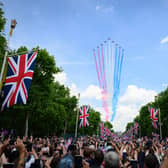 The Red Arrows are set to make their appearance during the Coronation flypast in May