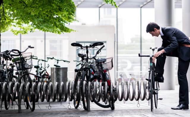 Parking a pushbike is easy but take a sturdy lock (photo: adobe.com)