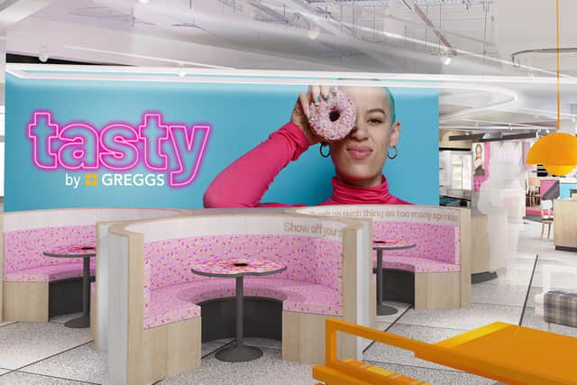 Tasty by Greggs will open in Primark’s Birmingham store on Saturday 12 February (Photo: Primark)