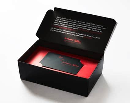 Iceland has launched a new and exclusive black card to give some shoppers free chicken for a whole year