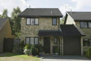 The house where Harry Potter lived in the film 'Harry Potter and the Philosopher's Stone'. Featured in the film as 4 Privet Drive, Little Whingeing, Surrey, the real address is Picket Close, Bracknell. (Photo by Warren Little/Getty Images)