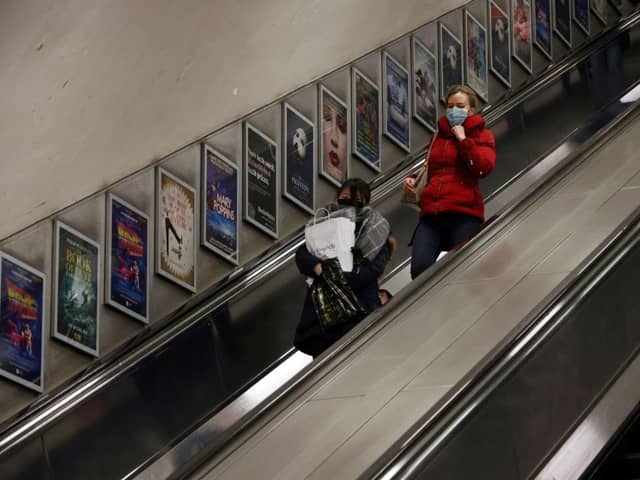 Face coverings are now compulsory again in shops and on public transport in England as part of new measures aiming to prevent the spread of the new Covid Omicron variant (Photo: ADRIAN DENNIS/AFP via Getty Images)