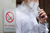 E-cigarettes could be given to smokers for free on the NHS as part of new plans to help people quit (TOLGA AKMEN/AFP via Getty Images))