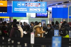 Travellers faced queues of up to three hours (Photo: Getty Images)