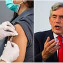 Gordon Brown has called for the mass vaccination of the world to be the primary focus of the G7 summit (Photos: Getty Images and Shutterstock)