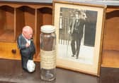 A cigar smoked by Sir Winston Churchill in wartime nearly 80 years ago has been found in a jar.