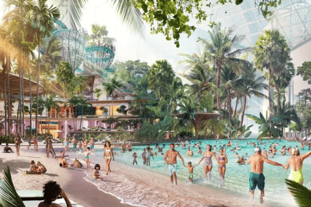 CGI image of what Therme could look like