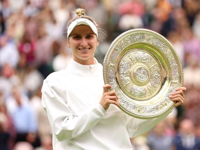 Marketa Vondrousova has won the 2023 women’s Wimbledon final