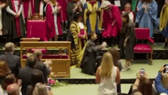  A man has been accused of being ‘selfish’ for proposing to girlfriend at a graduation ceremony. 