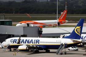 Cabin bags to fit under seats of easyJet and Ryanair flights have been popular on Amazon(Photo: Getty Images)