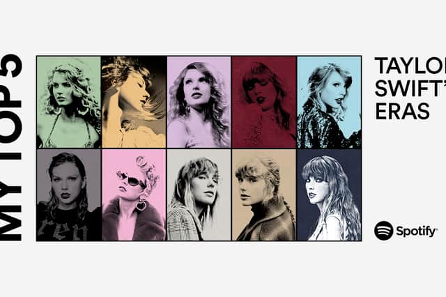 Discover your Top 5 Taylor Swift Eras on Spotify. Image: Spotify/Angela Chase PR