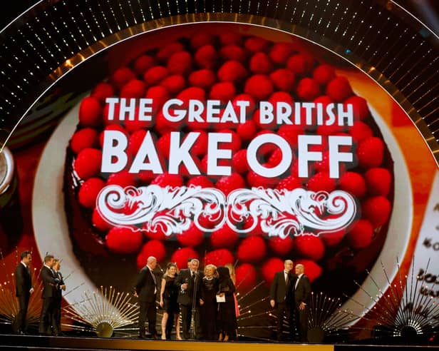 Paul Hollywood receives the award for Best Challenge Show at the 21st National Television Awards in 2016 in London, England. Image: Tristan Fewings/Getty Images