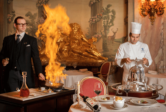 The One Michelin star restaurant at The Ritz in London 
