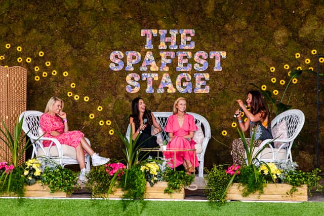 The Spafest stage at CarFest in Hampshire - 2024 publicity pic