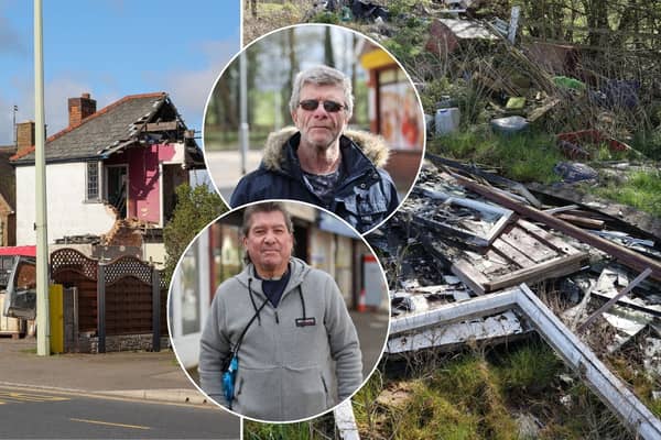 Residents say the village of Featherstone is the 'grimmest' place in the UK and is surrounded by three prisons.