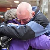 Siblings Tony Beckett and Mary Dunstan reunite after 45 years apart.