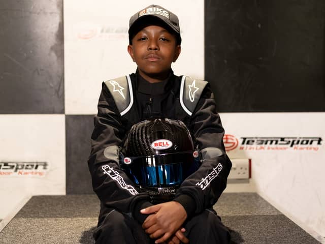 Boy, 12, tipped to be future F1 champion.