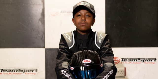 Boy, 12, tipped to be future F1 champion.