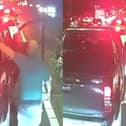 Angry lorry driver pushes over elderly man in road rage spat.