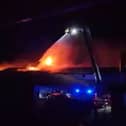 firefighters tackle blaze at Warbreck Hill Road 