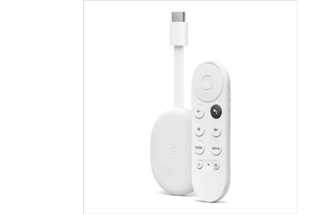 The Chromecast with Google TV