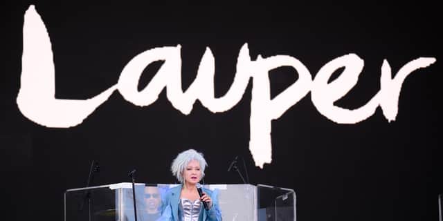 Whilst on the Pyramid stage at Glastonbury, Cyndi Lauper performed the likes of I Drove All Night which received rapturous applause,