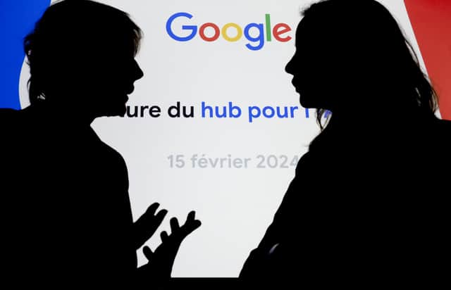 Google has released its annual environmental report. (Photo by ALAIN JOCARD/AFP via Getty Images)