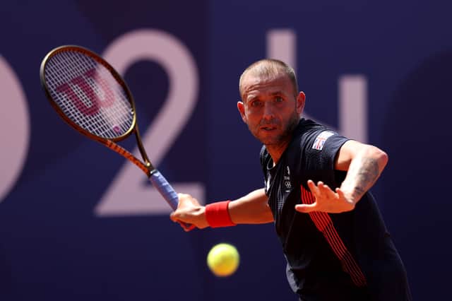 Team GB's Dan Evans at Paris Olympics 2024