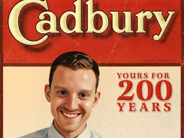 Cadbury My Era AI retro photo. Photo: Cadbury