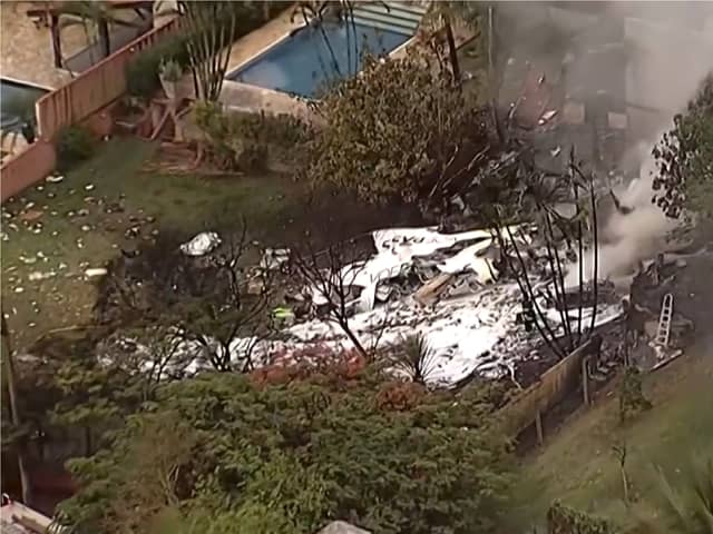 Site of passenger plane crash which killed all 61 aboard.