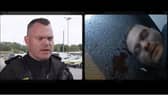 At one point his distraught colleagues thought PC Ashley Aspinall might die at the scene